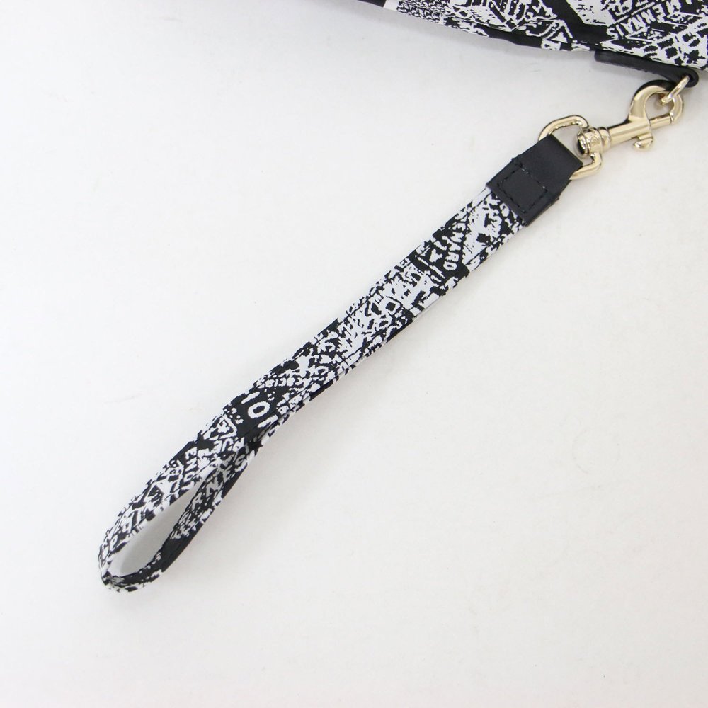 Christian Dior Pouch Black White Plan de Paris with Strap Jacquard - Picture 8 of 11